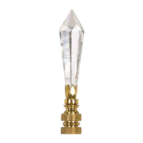 Satco | 90-1739 | U-Drop Cut Crystal Finial 3-1/4" Height