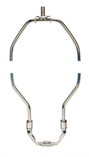 Satco | 90-2015 | Light Duty Harp Polished Nickel 9" Height