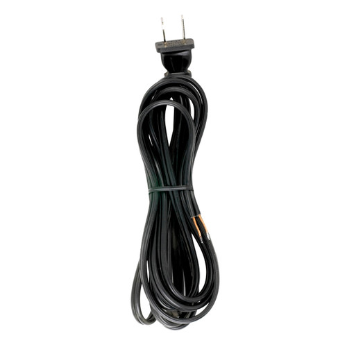Satco | 90-2042 | 9 Ft. 18/2 SPT-2 Cord Set Black 36" Hank 150 Carton Polarized