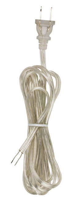 Satco | 90-2101 | 18/2 SPT-2-105C All Cord Sets Molded Plug Tinned Tips 3/4