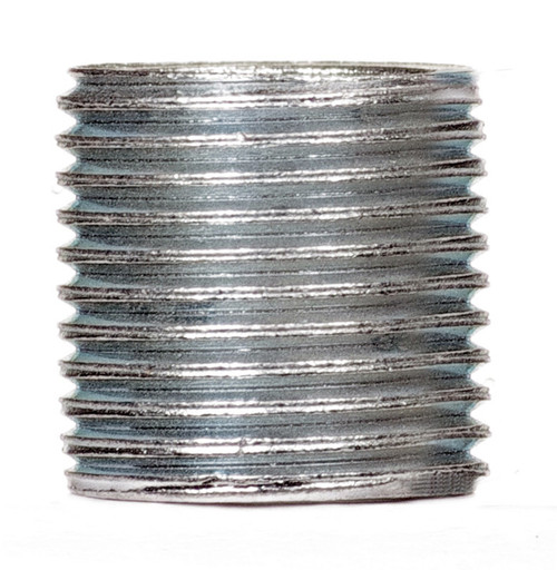 Satco | 90-2129 | 3/8 IP Steel Nipple Zinc Plated 5/8" Length 5/8" Wide