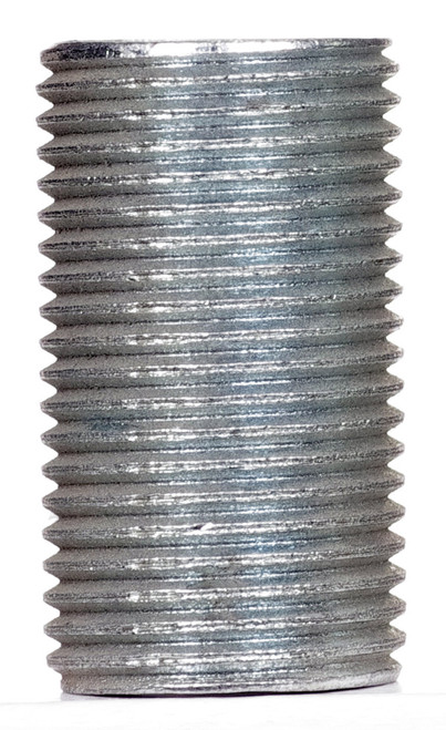 Satco | 90-2131 | 3/8 IP Steel Nipple Zinc Plated 1-1/8" L 5/8" W