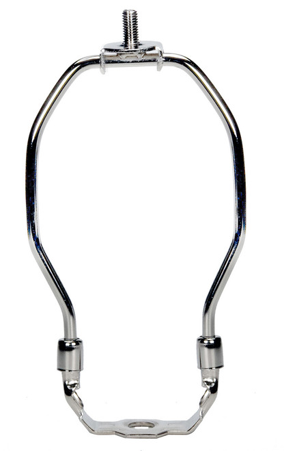 Satco | 90-2205 | Heavy Duty Harp Polished Nickel 6" Height 1/8 IP