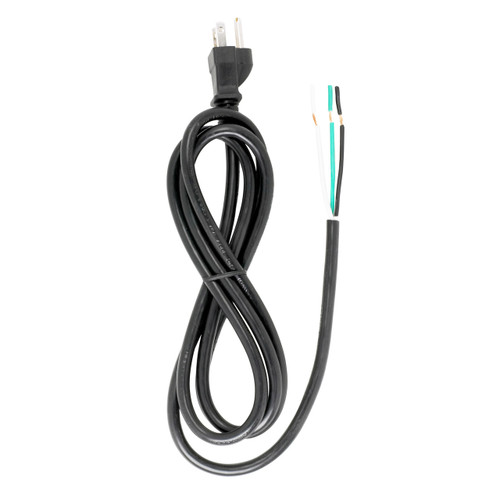 Satco | 90-2208 | 6 Foot Heavy Duty Cord Set Black Finish