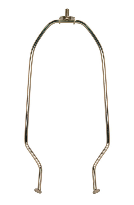 Satco | 90-2255 | Heavy Duty Harp Polished Nickel 10" Height 1/4-27 Thread