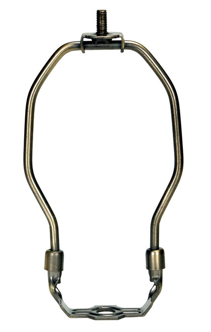 Satco | 90-2265 | Heavy Duty Harp Antique Brass Finish 7" Height