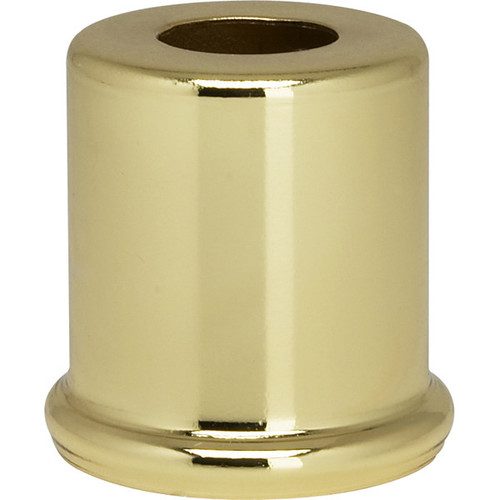 Satco | 90-2277 | Steel Spacer 7/16" Hole 1" Height Brass Plated