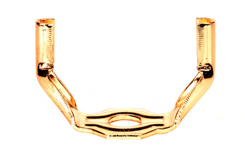 Satco | 90-2293 | Light Duty Saddle Brass Plated 1/8 IP