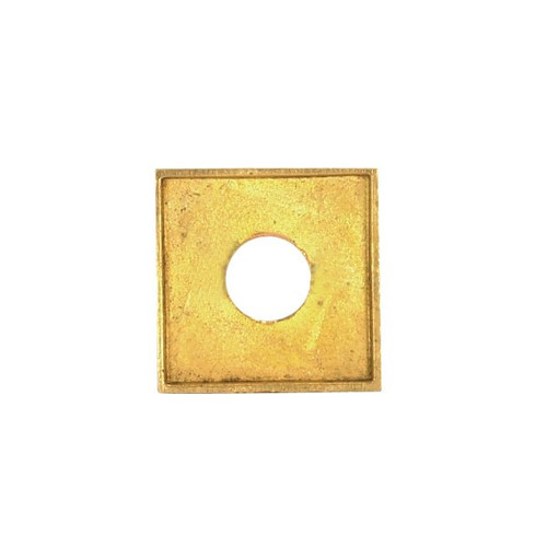 Satco | 90-2318 | Solid Brass Square Check Ring 1/8 IP Slip 3/4" Polished Finis