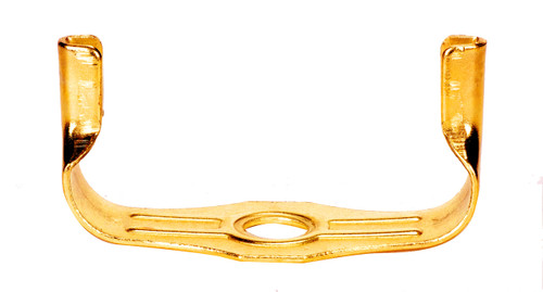 Satco | 90-2340 | Wide Saddle For CFL Brass Plated 1/8 IP