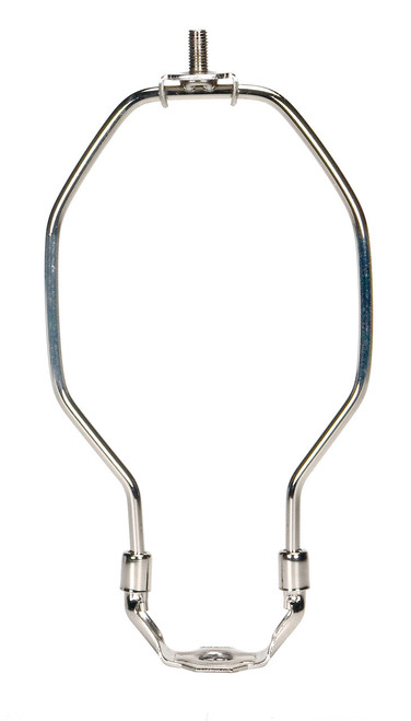 Satco | 90-2377 | Light Duty Harp Polished Nickel 6" Height 1/8 IP