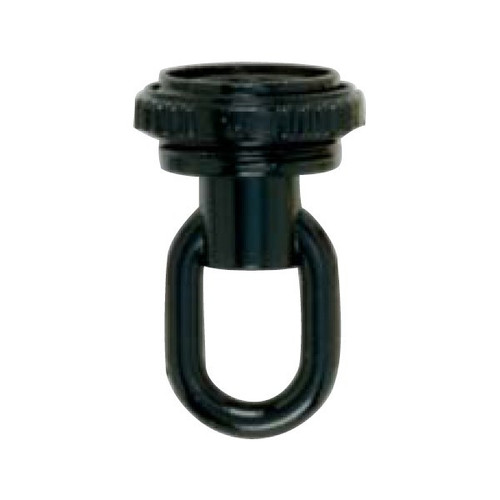 Satco | 90-2421 | 1/8 IP Screw Collar Loop Glossy Black