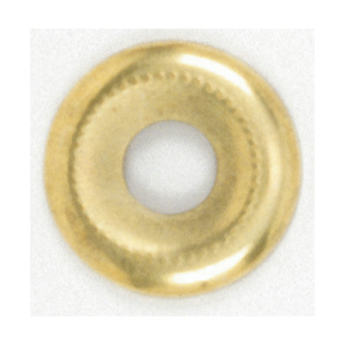 Satco | 90-388 | Beaded Steel Check Ring 1/8 IP Slip Brass Plated Finish