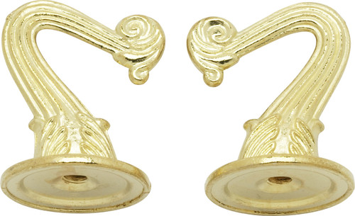 Satco | 90-450 | Die Cast Swag Hook Kit Brass Plated 10lbs Max
