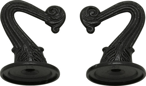Satco | 90-452 | Die Cast Swag Hook Kit Black Finish 10lbs Max