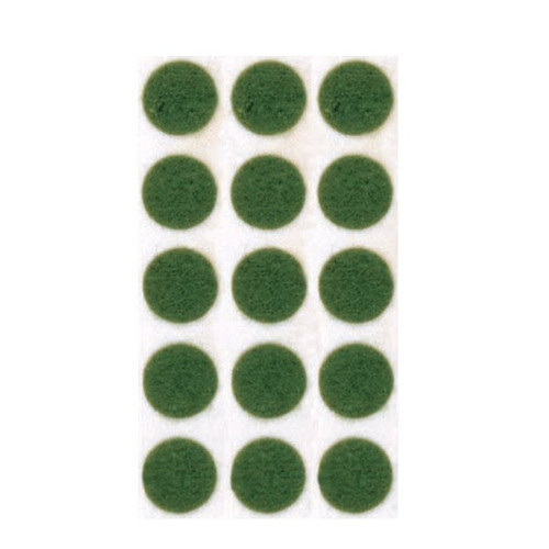 Satco | 90-487 | Green Felt 1/2" Dots Roll Only