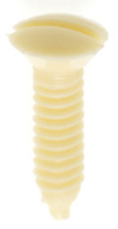 Satco | 90-539 | Plastic Switchplate Screw 6/32 Ivory Plastic
