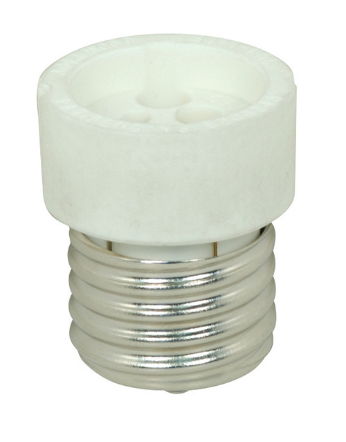 Satco | 90-2433 | Medium To GU10 Reducer White Finish 660W 250V