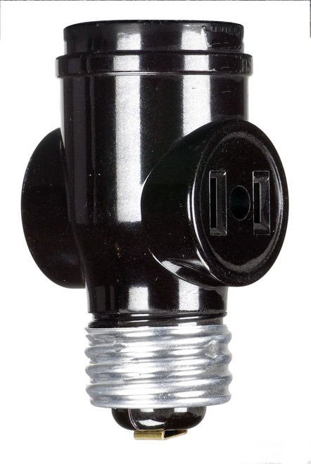 Satco | 90-2449 | Medium Base Keyless Current Tap Brown Finish 660W 125V