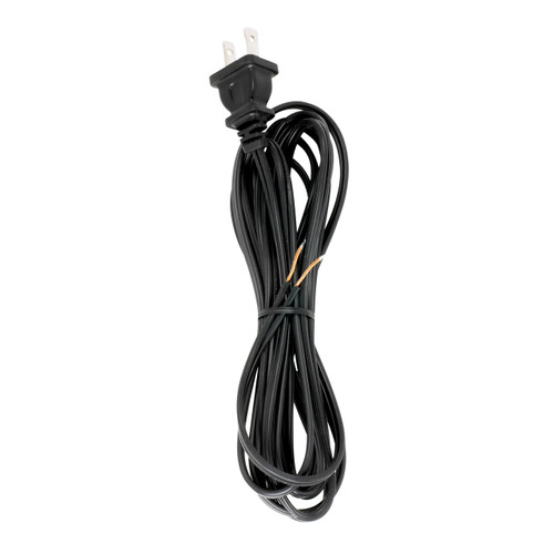 Satco | 90-2461 | 10 Foot 18/2 SPT-1 Cord Set Black Finish