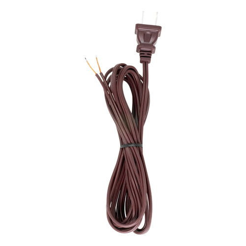 Satco | 90-2462 | 10 Foot 18/2 SPT-1 Cord Set Brown Finish