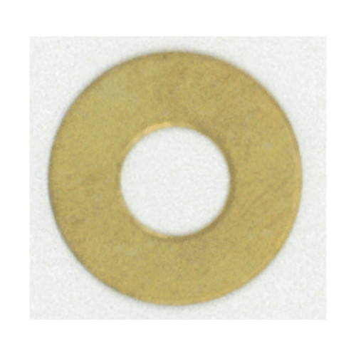 Satco | 90-385 | Light Steel Washer 1/8 IP Slip 24 Gauge Brass Plated 1"
