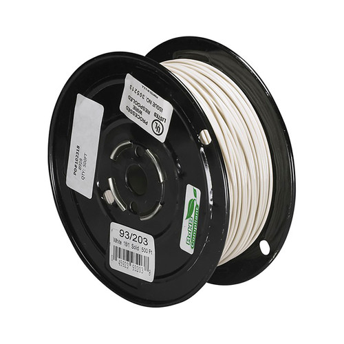 Satco | 93-203 | Lighting Bulk Wire 18/1 Solid 105C AWM TFN-PVC Nylon 500 Foot
