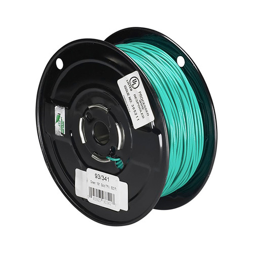 Satco | 93-341 | Bulk Wire 18/1 Solid 105C AWM TFN-PVC Nylon 500 Foot/Spool