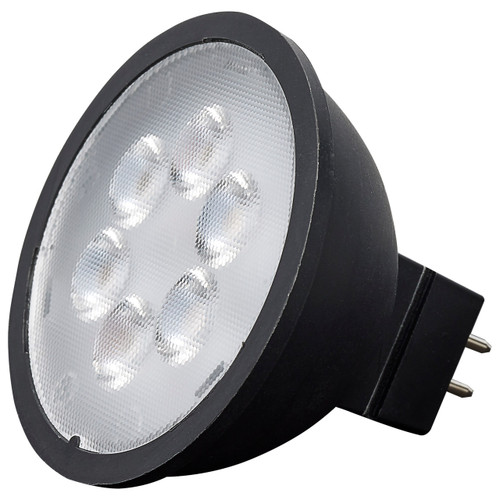 Satco | S11396 | 4.5W MR16 LED Black Finish 3000K GU5.3 Base 360 Lumens 12V