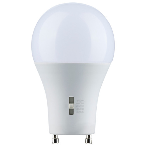 Satco | S11796 | 14W A19 LED Bi Pin GU24 CCT Selectable 120V White