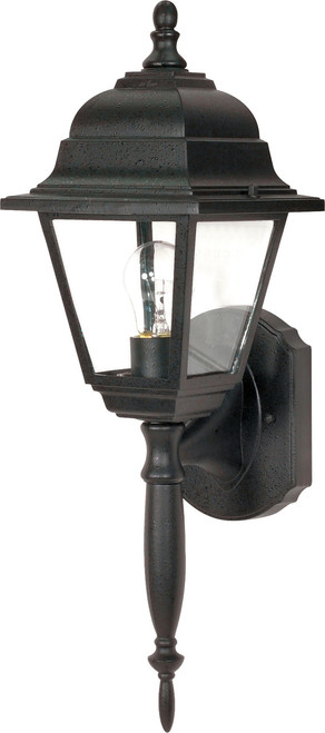 Satco | 60-3455 | Briton 1 Light 18 in. Wall Lantern Clear Seed Glass