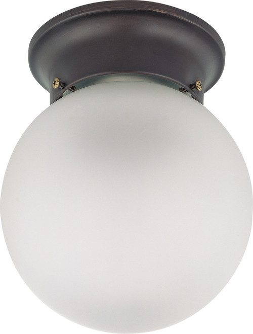 Satco | 60-6012 | 1 Light 6 in. Ceiling Mount Frosted White Glass