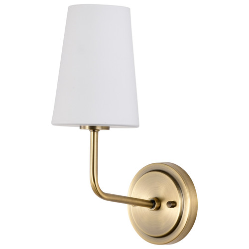 Satco | 60-7883 | Cordello 1 Light Sconce Vintage Brass