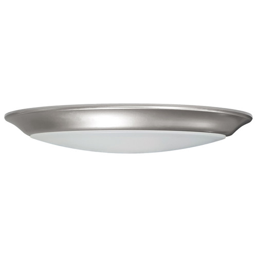 Satco | 62-1812 | 10" LED Disk Light 5-CCT Selectable Brushed Nickel Finish