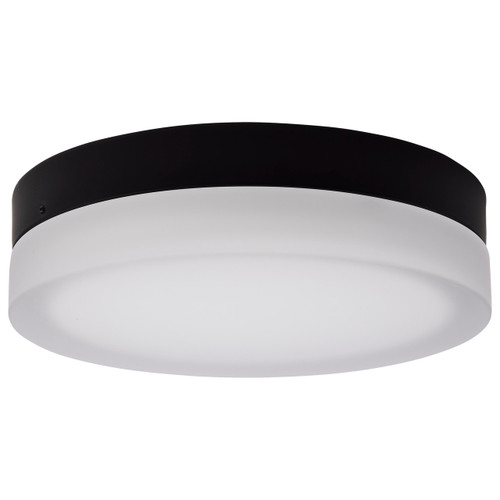 Satco | 62-569 | Pi 11" LED Flush Mount Black Frosted Etched Glass CCT