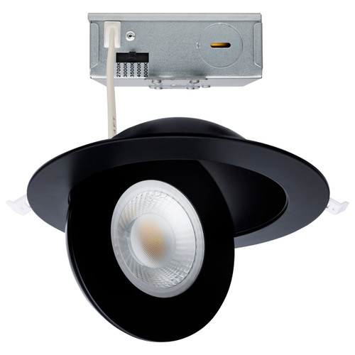 Satco | S11862 | 15W CCT Selectable LED Direct Wire Downlight Gimbaled 6" Round