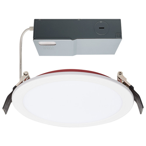 Satco | S11869 | 13W LED Fire Rated 6" Direct Wire Downlight Round Shape White