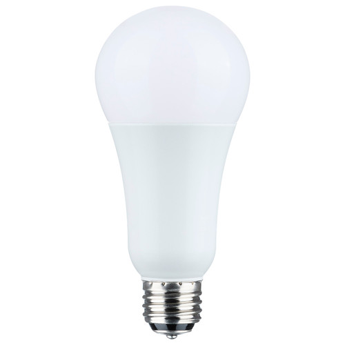 Satco | S11517 | 5/14/20W A21 LED 3-Way Lamp White Finish 4000K Medium