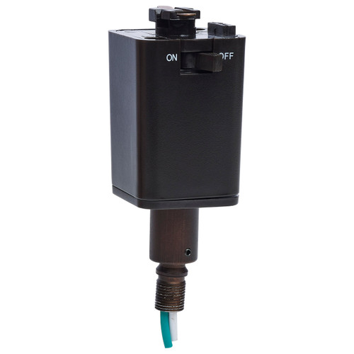 Satco | TP246 | Pendant Track Adapter Brown Finish