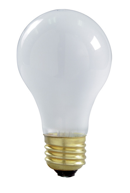 Satco | S6010 | 100W A19 Incandescent Frost 2000 Hrs 1200 Lumens Med Left Hand Thread