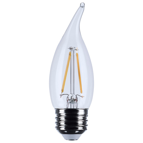 Satco | S12510 | 3W CA10 LED Medium Clear 3000K 120V