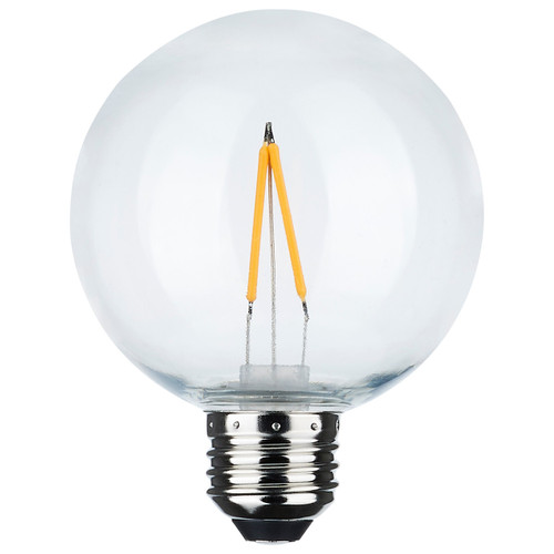 Satco | S8052 | Replacement LED String Light Lamp 2W G25 2200K 2-Pack