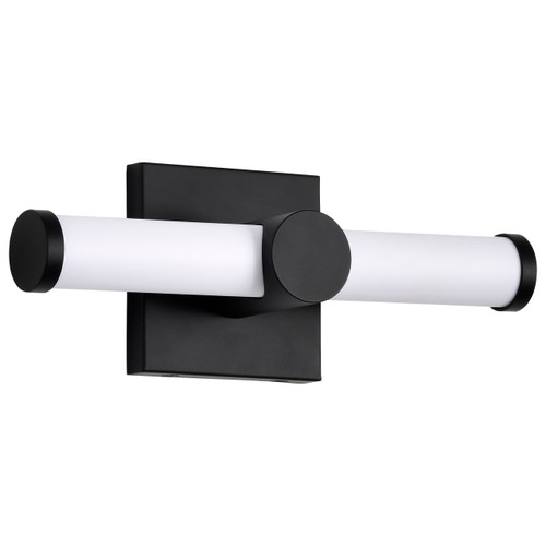 Satco | 62-2201 | Bowman 12" LED Vanity Matte Black Acrylic Lens