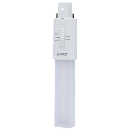 Satco | S18405 | 4.5W LED PL 2-PIN G23 Base 27K/30K/35K/40K/50K CCT 120-277V T