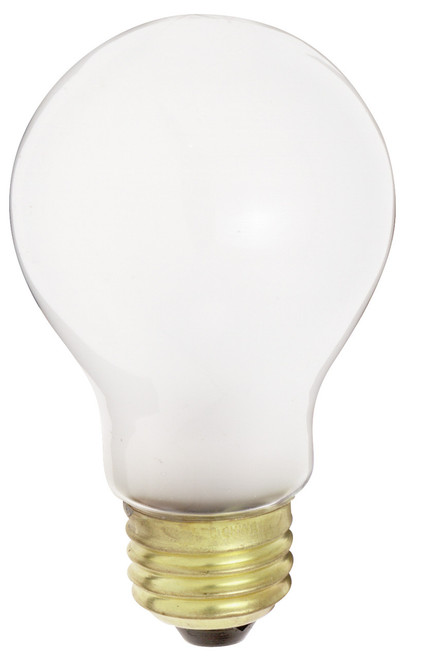 Satco | S5020 | 25 Watt A19 Incandescent Frost 1500 Average Rated Hours 250 Lumens