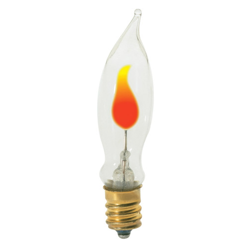 Satco | S3761 | 3W CA5 1/3 Incandescent Clear 1000 Avg. Rated Hours Candelabra