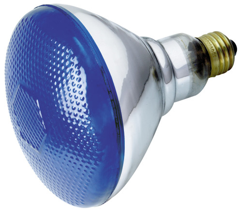 Satco | S5006 | 100 Watt BR38 Incandescent Blue 2000 Average Rated Hours