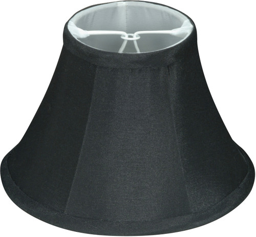 Satco | 90-2485 | Clip On Shade Black Linen 3" Top 6" Bottom 4" Side