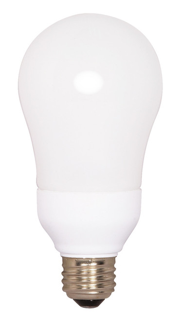 Satco | S7292 | 15 Watt A19 Compact Fluorescent 4100K 82 CRI Medium Base
