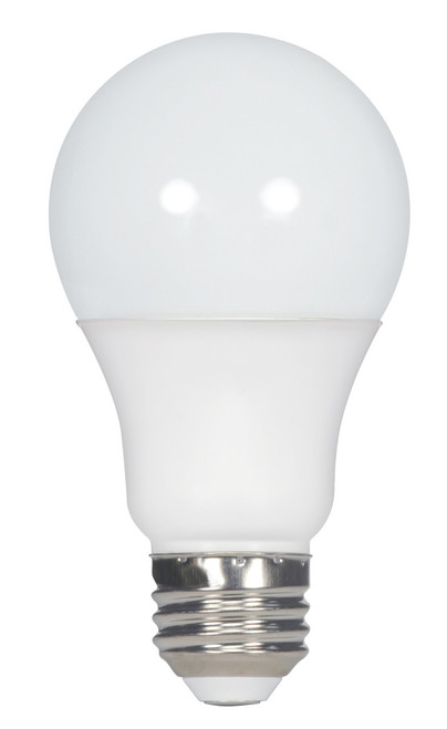 Satco | S8594 | 5.5 Watt A19 LED Frosted 5000K Medium Base 120 Volt 4-pack